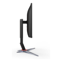 AOC 24G2SP 24" Frameless Gaming Monitor, Full HD IPS, 165Hz, 1ms, Height Adjustable Stand - Black - Image 5