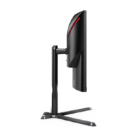 AOC CQ27G3Z 27" Curved Gaming Monitor, QHD 2560x1440, 1000R VA, 240Hz 0.5ms, FreeSync Premium, Height Adjustable Stand, Xbox PS5 Switch, 3-Year Zero-Bright-dot Warranty - Black - Image 5