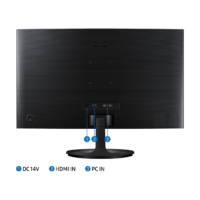 Samsung S3 S36C 24" Essential Full HD Curved Monitor with 1800R Screen Curvature, 75Hz Refresh Rate, and AMD FreeSync - LS24C360EAMXUE - Image 2