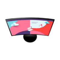 Samsung S3 S36C 24" Essential Full HD Curved Monitor with 1800R Screen Curvature, 75Hz Refresh Rate, and AMD FreeSync - LS24C360EAMXUE - Image 6