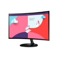 Samsung S3 S36C 24" Essential Full HD Curved Monitor with 1800R Screen Curvature, 75Hz Refresh Rate, and AMD FreeSync - LS24C360EAMXUE - Image 3