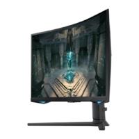 Samsung 27-Inch QHD VA Curved Gaming Monitor featuring 240Hz refresh rate, 1ms response time, Wireless connectivity, HDMI, Display Port, USB Hub, Ethernet, and Bluetooth - LS27BG650EMXUE - Image 3