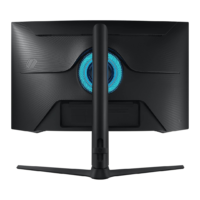 Samsung 27-Inch QHD VA Curved Gaming Monitor featuring 240Hz refresh rate, 1ms response time, Wireless connectivity, HDMI, Display Port, USB Hub, Ethernet, and Bluetooth - LS27BG650EMXUE - Image 2