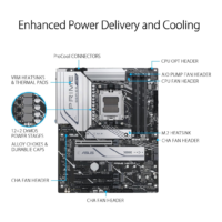 ASUS Prime X670-P Socket AM5 ATX Motherboard - DDR5, 3xM.2 Slots, USB 3.2 Gen 2x2 Type-C - ‎90MB1BU0-M0EAY0 - Image 4