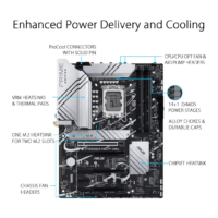 ASUS Prime Z790-P WIFI LGA 1700 ATX Motherboard - PCIe 5.0, DDR5, WIFI 6, Bluetooth v5.2 - Image 2