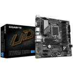 Gigabyte B760M DS3H DDR5 LGA1700 M-ATX Motherboard - Intel 14th/13th/12th Gen CPU Support, PCIe 4.0, USB 3.2 Gen2, 2.5GbE LAN, Quad-Display Graphics, RAID Support