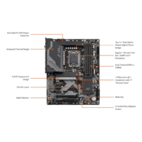 GIGABYTE Z790 UD AX DDR5 ATX Motherboard - Intel LGA 1700, PCIe 5.0, Triple M.2, USB 3.2 Gen2X2 Type-C, Intel Wi-Fi 6E, 2.5GbE LAN, PCIe EZ-Latch, Multi-Key - Image 6