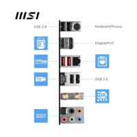 MSI PRO B760-P WIFI DDR4 ATX Motherboard - Supports Intel 12th & 13th Gen Core Processors, LGA 1700 Socket, DDR4 Memory Boost up to 5333+MHz/OC, PCIe 4.0 x16 Slots, M.2 Gen4 Slots, 2.5G LAN, Wi-Fi 6E, Dual-channel DDR4, RGB Lighting, HDMI, DisplayPort, USB 3.2 Gen2 - Image 6