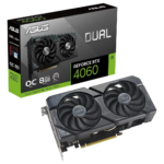 ASUS Dual GeForce RTX™ 4060 OC Edition - 8GB GDDR6, PCIe 4.0, DLSS 3, HDMI 2.1a, DisplayPort 1.4a