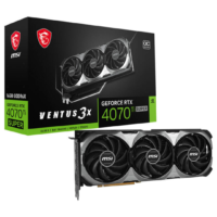MSI GeForce RTX 4070Ti SUPER VENTUS 3X OC Graphics Card | 16GB GDDR6X Memory, 2640 MHz Boost Clock, PCI E Gen 4 | 912-V513-627