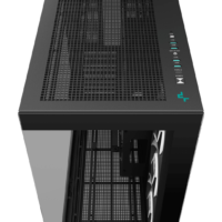 Deepcool CH780 Full Tower ATX PC Case Panoramic Tempered Glass Vertical Mount Gen 4 Riser Cable Up to 420mm AIO Trinity 140mm ARGB Fans Type-C 4x USB 3.0 Black | R-CH780-BKADE41-G-1 - Image 3