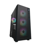 DeepCool MATREXX 55 MESH ADD-RGB 4F ATX Case Mid-Tower PC Case with High-Airflow Front Panel, 4pcs 120mm ARGB Fans, 360mm Radiator Support, 4mm Tempered Glass, USB 3.0 I/O Panel