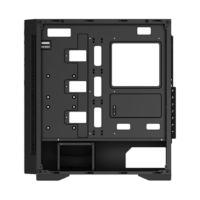 DeepCool MATREXX 55 MESH ADD-RGB 4F ATX Case Mid-Tower PC Case with High-Airflow Front Panel, 4pcs 120mm ARGB Fans, 360mm Radiator Support, 4mm Tempered Glass, USB 3.0 I/O Panel - Image 5