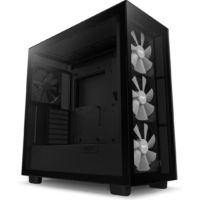 NZXT H7 Elite ATX Mid Tower PC Gaming Case - Black with Quick-Release Tempered Glass Side Panel - Front I/O USB Type-C Port | CM-H71EB-02 - Image 2