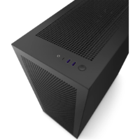 NZXT H7 Flow ATX Mid Tower PC Gaming Case - Black, Quick-Release Tempered Glass Side Panel, Front I/O USB Type-C Port | CM-H71FB-01 - Image 5