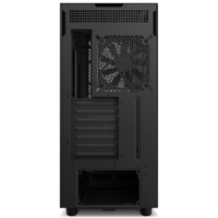 NZXT H7 Flow ATX Mid Tower PC Gaming Case - Black, Quick-Release Tempered Glass Side Panel, Front I/O USB Type-C Port | CM-H71FB-01 - Image 4
