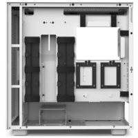 NZXT H7 Flow ATX Mid Tower PC Gaming Case - White with Quick-Release Tempered Glass Side Panel - Front I/O USB Type-C Port | CM-H71FW-01 - Image 2