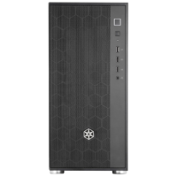 SilverStone FARA R1 V2 Mid-Tower ATX Case Black Tempered Glass Side Panel - Image 2