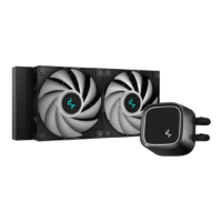 DEEPCOOL LE520 240mm Black Liquid CPU Cooler with ARGB PWM Fan  - R-LE520-BKAMMN-G-1 - Image 3