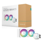 DeepCool LE520 All-In-One RGB 240mm Liquid CPU Cooler - White | R-LE520-WHAMMN-G-1