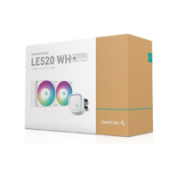 DeepCool LE520 All-In-One RGB 240mm Liquid CPU Cooler - White | R-LE520-WHAMMN-G-1 - Image 7
