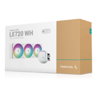 DEEPCOOL LE720 White Liquid CPU Cooler - 360mm AIO with ARGB PWM Fan |  R-LE720-WHAMMN-G-1 - Image 6