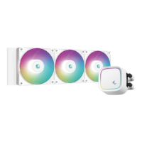 DEEPCOOL LE720 White Liquid CPU Cooler - 360mm AIO with ARGB PWM Fan |  R-LE720-WHAMMN-G-1 - Image 2