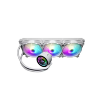 DarkFlash Twister DX360 ARGB LED 360mm AIO Liquid Cooler - White - Image 2