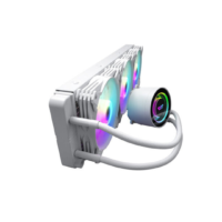 DarkFlash Twister DX360 ARGB LED 360mm AIO Liquid Cooler - White - Image 3