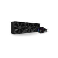 NZXT Kraken Elite 360 360mm AIO CPU Liquid Cooler - Customizable 2.36, Wide-Angle LCD Display for GIFs, Images, Performance Metrics, High-Performance Pump, 3 x F120P Fans - Black | RL-KN36E-B1