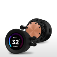 NZXT Kraken Elite 360 360mm AIO CPU Liquid Cooler - Customizable 2.36, Wide-Angle LCD Display for GIFs, Images, Performance Metrics, High-Performance Pump, 3 x F120P Fans - Black | RL-KN36E-B1 - Image 2