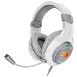 Redragon Hylas H260 RGB Wired Gaming Headset with Mowjatphone - White