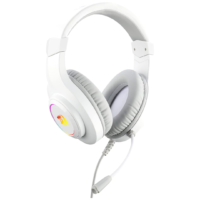 Redragon Hylas H260 RGB Wired Gaming Headset with Mowjatphone - White - Image 2