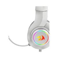 Redragon Hylas H260 RGB Wired Gaming Headset with Mowjatphone - White - Image 3