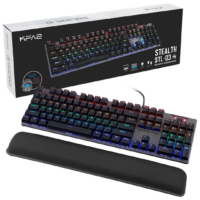Galax Stealth-03 Wired Mechanical Gaming Keyboard, Blue Switch, 104-Key US Layout, PVC 1.3m Cable