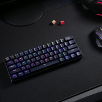 Redragon K530 Pro Draconic 60% Wireless RGB Mechanical Keyboard - Bluetooth/2.4GHz/Wired 3-Mode, 61 Keys Compact Gaming Keyboard with 100% Hot-Swap Socket, Free-Mod Plate Mounted PCB & Tactile Brown Switch - Image 4