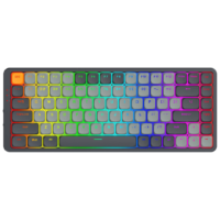 Redragon K652GG-RGB-PRO Azure 75% Low-Profile 2.4G/BT/Type C Wired RGB Mechanical Keyboard - K652GG-RGB-Pro