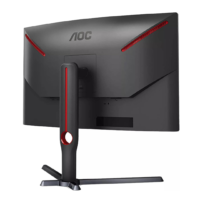 AOC C27G3 27-Inch Curved Gaming Monitor (VA Panel), FHD, 165Hz, 1ms, HDR Mode, 1000R Curvature, HDMI 1.4 x 2, DisplayPort 1.2 x 1, AMD FreeSync Premium - Black - Image 4