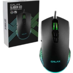 Galax Slider-03 RGB Gaming Mouse - 7200 DPI Sensor, 7 Programmable Macro Keys, Customizable RGB Backlit, 3 Million Clicks, USB Interface, 1.5m Braided Cable