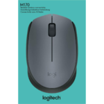 Logitech M170 Wireless Optical Mouse - Grey/Black, 3 Buttons