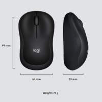 Logitech M220 Wireless Mouse - Silent Buttons, 1000 DPI Optical Tracking, 2.4 GHz with USB Mini Receiver - Image 4