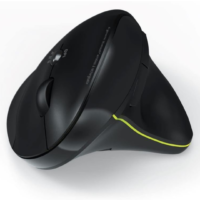 Port Connect Wireless Rechargeable Ergonomic Mouse Bluetooth Wireless - Black - 900706-BT - Image 3