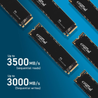 Crucial P3 1TB PCIe 3.0 NVMe M.2 SSD, 3D NAND, Black, up to 3500MB/s - CT1000P3SSD8 - Image 3