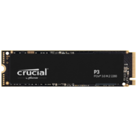 Crucial P3 1TB PCIe 3.0 NVMe M.2 SSD, 3D NAND, Black, up to 3500MB/s - CT1000P3SSD8