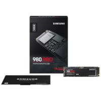 SAMSUNG 500GB 980 PRO NVMe M.2 SSD PCIe Gen 4.0 x4 Solid State Drive, NVMe 1.3c - Model: MZ-V8P500BW