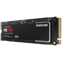SAMSUNG 980 PRO SSD 500GB PCIe 4.0 NVMe Gen 4 M.2 Internal Gaming Solid State Drive, Maximum Speed- Model: MZ-V8P500B/AM