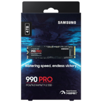 Samsung 990 PRO NVMe M.2 SSD, 4TB, PCIe 4.0, 7450MB/s Read, 6900MB/s Write, Internal SSD for Gaming and Video Editing - MZ-V9P4T0BW - Image 3
