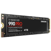 Samsung 990 PRO NVMe M.2 SSD, 4TB, PCIe 4.0, 7450MB/s Read, 6900MB/s Write, Internal SSD for Gaming and Video Editing - MZ-V9P4T0BW - Image 2