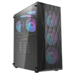 Fusion Core Gaming PC Intel Core i5-12400F, ASUS Prime B760M-A WIFI DDR5 LGA-1700, Zotac RTX 4060 Ti 16GB, 32GB Corsair RGB DDR5 6000MHz, 2TB Samsung 980 Pro NVMe SSD, ARGB Air Cooler, 700W PSU, (Black)