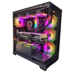 PEFORMANCE TITAN PC - AMD Ryzen 7 7800X3D, XFX Radeon RX 7900 XT 20GB, 32GB T-Force RGB DDR5 6000MHz, 2TB Samsung 980 Pro NVMe SSD, ASUS TUF Gaming B650-E WiFi AM5, ARGB Liquid Cooler, 850W PSU, (Black)